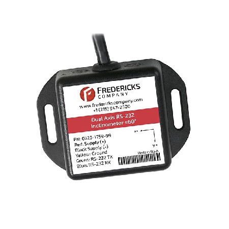 0729-1759-99（±60°，RS232）雙軸傾角傳感器